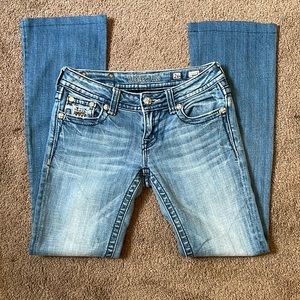 MissMe Bootcut Blue Jeans size 26
